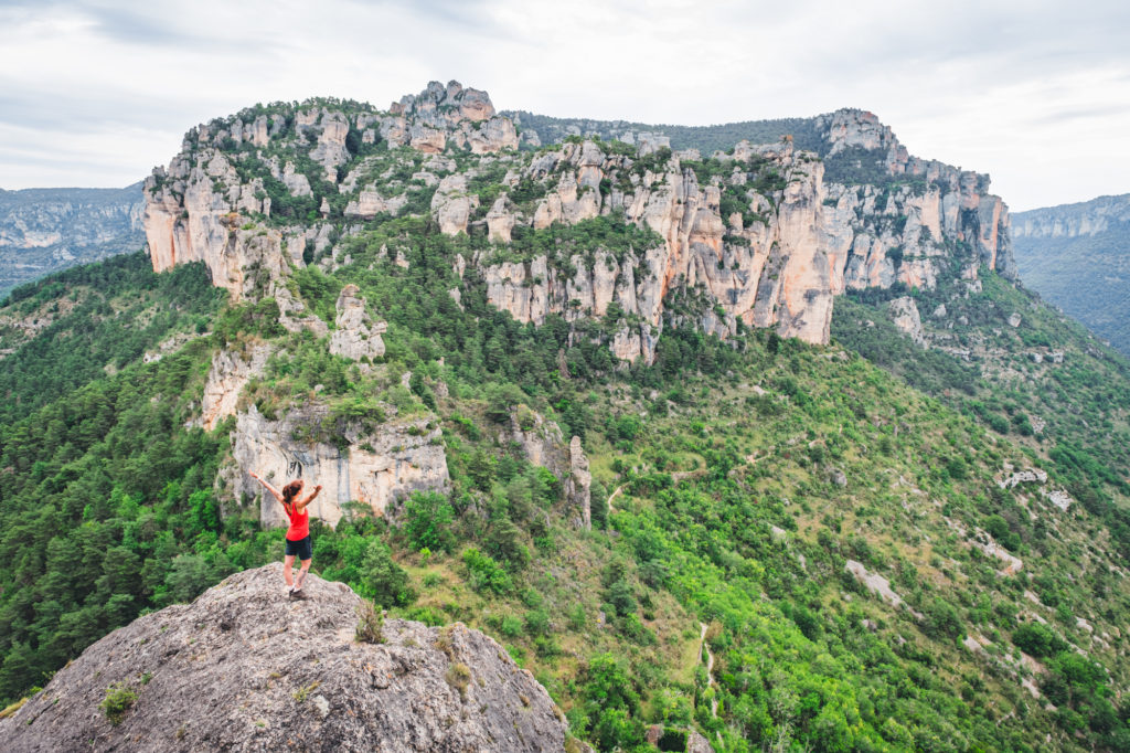 randonnée vases de sèvres et de chine gorges du tarn et de la jonte croix de capluc