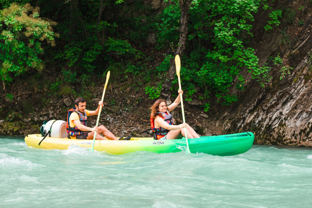 Que voir et que faire en vallée de la Drôme ? Kayak sur la Drôme